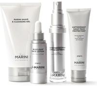 Jan Marini Men's System : gel de rasage et de nettoyage 148ml + lotion Bioclear 30ml + Age Intervention peptide extreme 30ml + Antioxidant daily face protectant SPF 33 57g