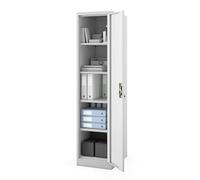 Jan Nowak Armoire métallique Bureau verrouillable pour Documents et Archives Professionnelles Armoire à dossiers Acier pour Entreprise Administration école Atelier Rangement A4 185 x 60 x 45 cm