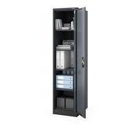 Jan Nowak Armoire métallique Bureau verrouillable pour Documents et Archives Professionnelles Armoire à dossiers Acier pour Entreprise Administration école Atelier Rangement A4 185 x 60 x 45 cm