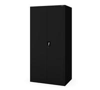 Jan Nowak Armoire métallique verrouillable Grande capacité pour Bureau et Administration Armoire Acier Professionnelle pour dossiers Documents et Archives A4 Rangement sécurisé 185 x 90 x 60 cm