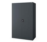 Jan Nowak Armoire métallique verrouillable Grande capacité pour Bureau et Archives Armoire Acier Professionnelle pour dossiers Documents et classement A4 185 x 115 x 60 cm