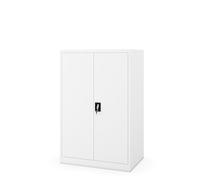 Jan Nowak Armoire métallique verrouillable pour Bureau Armoire de classement Documents en Acier pour dossiers A4 Usage Professionnel 40 classeurs avec étagères réglables 140 x 90 x 60 cm