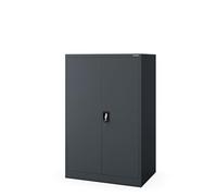 Jan Nowak Armoire métallique verrouillable pour Bureau Armoire de classement Documents en Acier pour dossiers A4 Usage Professionnel 40 classeurs avec étagères réglables 140 x 90 x 60 cm