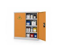 Jan Nowak Armoire Produits Chimiques Basse Acier, 2 bacs, Serrure 3 Points