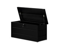 Jan Nowak Baule da Esterno in Metallo 360 L Porta Cuscini 119x58,7x52 cm