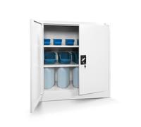 Jan Nowak by Domator24 Bureau C001B Armoire Metallique revêtement en Poudre Portes battantes verrouillable 92,5 cm x 90 cm x 40 cm B