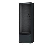 Jan Nowak Cabine Acoustique de Bureau Individuelle avec Assise 185x60x40 cm