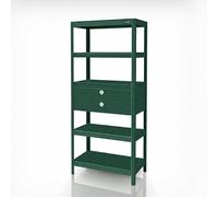 Jan Nowak étagère métallique Garage Charge Lourde avec tiroirs rayonnage Atelier 5 Niveaux réglables 80 kg par Niveau étagère Rangement Cave Stockage Acier modulable Professionnel