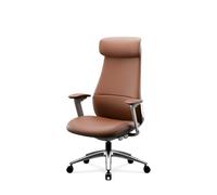 Jan Nowak Fauteuil de Bureau Cuir, Chaise Ergonomique, accoudoirs 4D