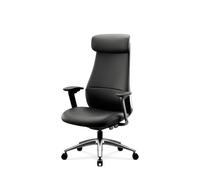 Jan Nowak Fauteuil de Bureau Cuir, Chaise Ergonomique, accoudoirs 4D