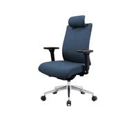 Jan Nowak Fauteuil de Bureau Ergonomique Chaise Bureau Ergonomique Fauteuil Informatique réglable siège Professionnel accoudoirs 4D Appui tête 3D Soutien Lombaire inclinable Dark Blue