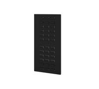Jan Nowak Panneau perforé latéral pour bacs de Rangement, Panneau Porte bacs en Acier, Support bacs Suspendus, Organiseur Petites pièces Atelier Garage 68 x 33 x 2 cm