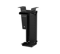 Jan Nowak Support PC sous Bureau réglable, unité Centrale, Tour PC | Acier thermolaqué, jusqu’à 64,5 cm de hauteur et 27,5 cm de largeur, gestion des câbles, charge maximale de 10 kg