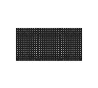 JAN NOWAK Tableau à outils perforé 120 x 60 cm PAULA All Black : Noir
