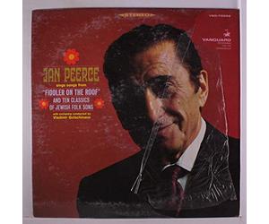 JAN PEERCE - sings songs fiddler on the roof LP