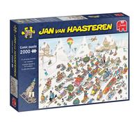 Jan van Haasteren 2000 JVH - DESCENTE EFFRÉNÉE À LA MONTAGNE