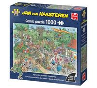 Jan Van Haasteren - JVH - Le recensement annuel des Oiseaux (1000 Pieces) | Big Garden Birdwatch - Puzzle Adulte - Carton 100% recyclé - 1000 pièces - Jumbo