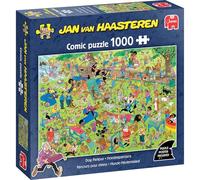 Jan van Haasteren - JVH - Parcours pour Chiens - Dog Parkour - Puzzle Adultes - Humoristique - Thème Animal de Compagnie Amusant - Carton 100% recyclé - 1000 pièces - Jumbo