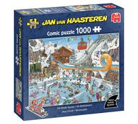 Jumbo Puzzle Jan Van Haasteren (JVH) Jeux d'hiver – 1000 pièces, carton 100% recyclé, adulte