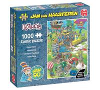 Jumbo Puzzle Jan van Haasteren Parcel Panic (Oldtimers) – 1000 pièces adultes/ados, 68×49 cm, FSC