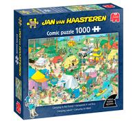 Jumbo Puzzle adulte Jan Van Haasteren – Camping dans les bois – 1000 pièces, carton 100% recyclé