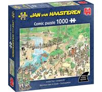 Jumbo Puzzle adulte Jan Van Haasteren – Bienvenue dans la Jungle – Humoristique – 1000 pièces