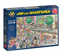 Jumbo Puzzle Jan van Haasteren – À vos talons, prêt, partez ! 1500 pièces (Jumbo G)