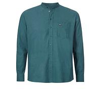 Jan Vanderstorm Homme Chemise À Col Montant Kallu Petrole 2XL (XXL) - 45/46