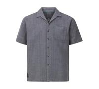 Jan Vanderstorm Homme Chemise À Manches Courtes Leifbor Bleu, 43/44