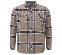 Jan Vanderstorm Homme Chemise Thorulfar Marron, 6XL (XXXXXXL) - 53/54