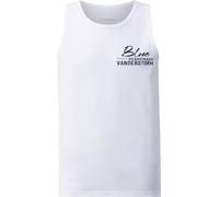 Jan Vanderstorm Homme Débardeur Felton Blanc, 4XL (XXXXL) - 68/70