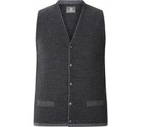 Jan Vanderstorm Homme Gilet De Costume En Maille Tane Gris, Xl - 56/58