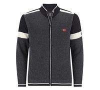 Jan Vanderstorm Homme Gilet en Maille Anve Gris Foncé, 3XL (XXXL) - 64/66