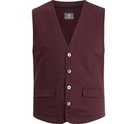 Jan Vanderstorm Homme Gilet Torell Rouge Foncé, L - 52