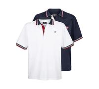 Jan Vanderstorm Homme Lot De 2 Polos Johan Blanc, L - 52/54