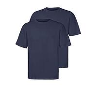 Jan Vanderstorm Homme Lot De 2 T-Shirts Erke Bleu Foncé, L - 52/54