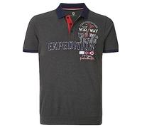 Jan Vanderstorm Homme Polo Erling Gris Foncé, 7XL (XXXXXXXL) - 80/82