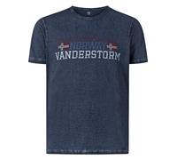 Jan Vanderstorm Homme T-Shirt Diethelm Bleu Foncé, 5XL (XXXXXL) - 72/74