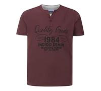 Jan Vanderstorm Homme T-Shirt Nante Rouge Foncé, 76/78