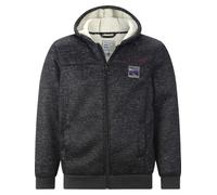 Jan Vanderstorm Homme Veste en Molleton Mikrikson Gris Foncé, 56/58