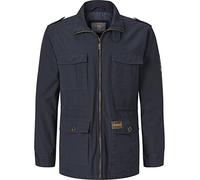 Jan Vanderstorm Homme Veste Style Militaire Bror Bleu, 3xl (xxxl) - 64