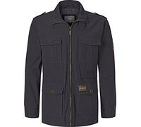 Jan Vanderstorm Homme Veste Style Militaire Bror Noir, 2xl (xxl) - 62