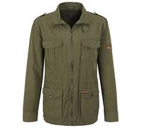 Jan Vanderstorm Homme Veste Style Militaire Bror Olive, 3xl (xxxl) - 66