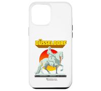 Jan-Wellem Image équestre Devant l'hôtel de Ville de Düsseldorf Coque pour iPhone 12 Pro Max