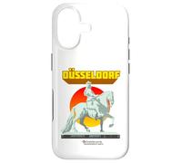 Jan-Wellem Image équestre Devant l'hôtel de Ville de Düsseldorf Coque pour iPhone 17