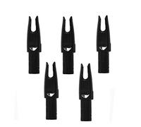 Jan YI Arrow Nocks 0,6 cm/6.20 mm Diamètre Intérieur Inserts 60 Lot pour tir à l'arc flèches de Taille Standard, Noir