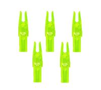 Jan YI Arrow Nocks 0,6 cm/6.20 mm Diamètre Intérieur Inserts 60 Lot pour tir à l'arc flèches de Taille Standard, Clear Lemon