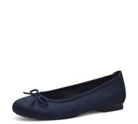 Jana Ballerines avec Noeud Vegan, Bleu (Navy), 38 EU