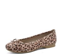 Jana Ballerines avec Noeud Vegan, Mehrfarbig (Leopard), 40 EU