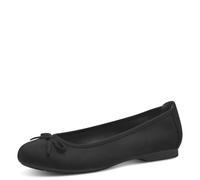 Jana Ballerines avec Noeud Vegan, Noir (Noir), 39 EU